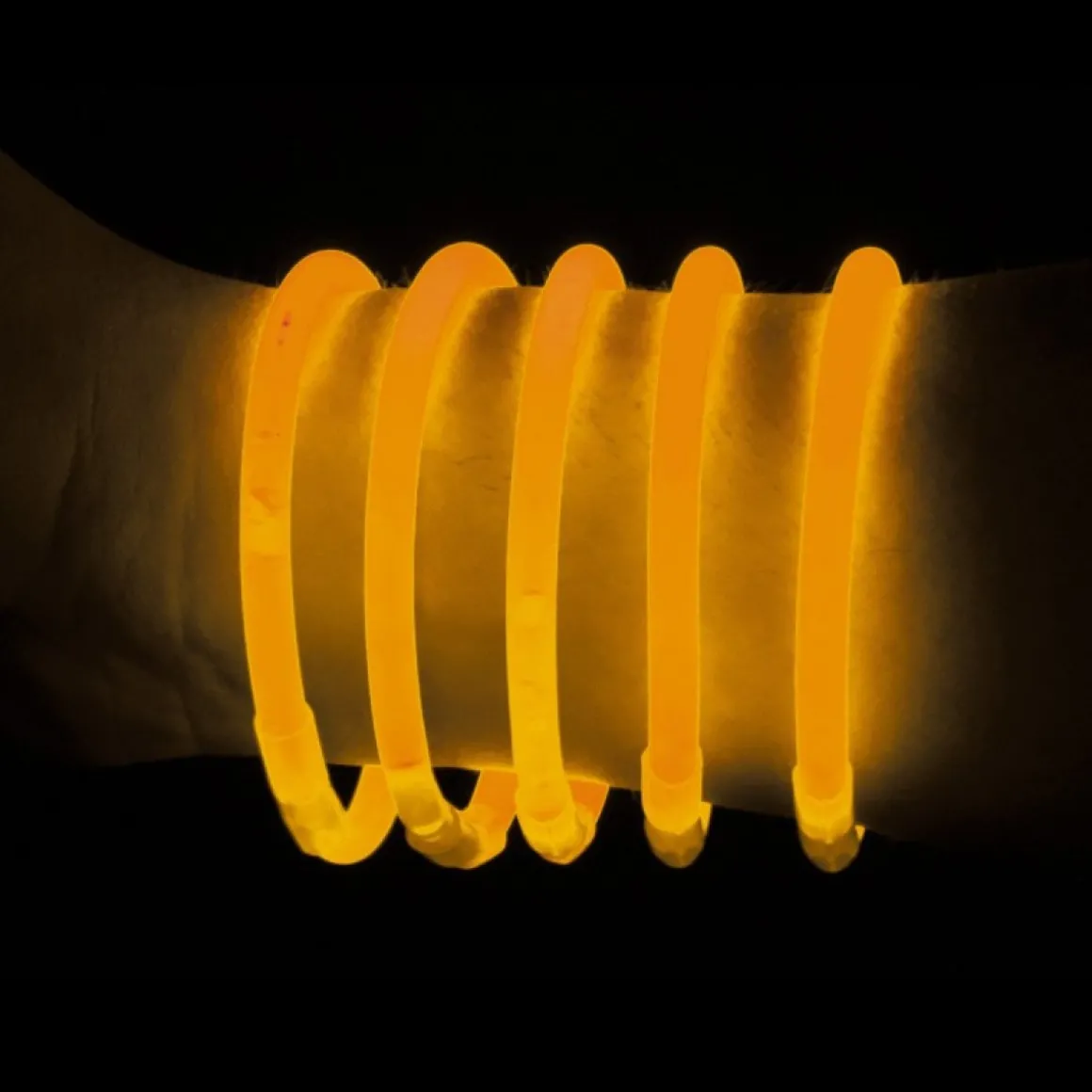 Knæklys Armbånd Orange