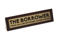 Kontor Titel Skilt - The Borrower
