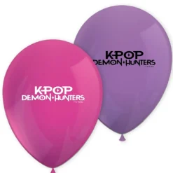K-POP Demon Hunters® Latexballoner Pink/Lilla