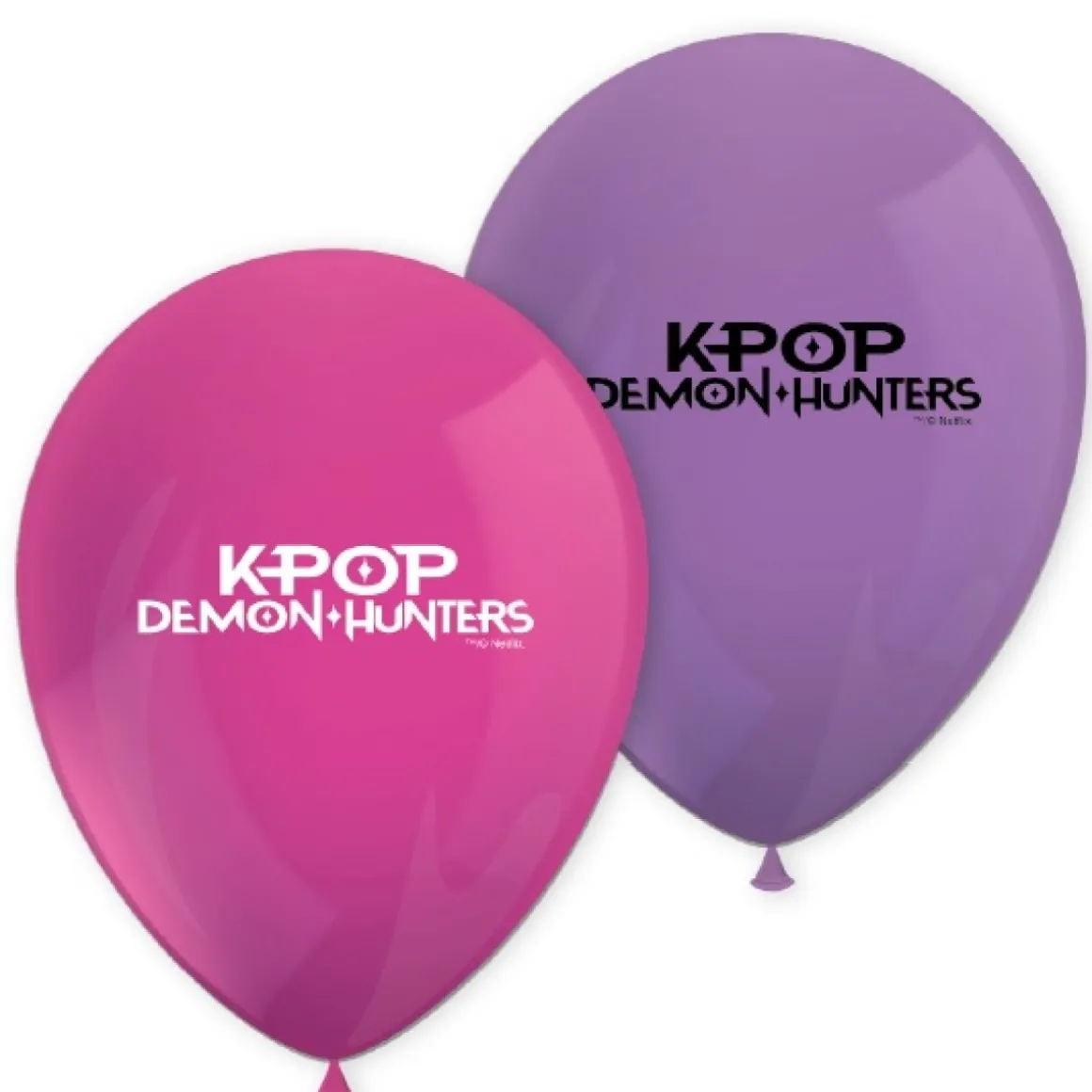 K-POP Demon Hunters® Latexballoner Pink/Lilla