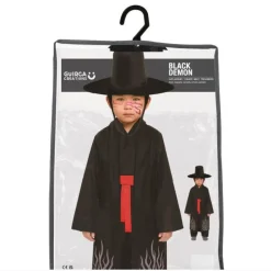 K-Pop Dæmon Børnekostume Sort