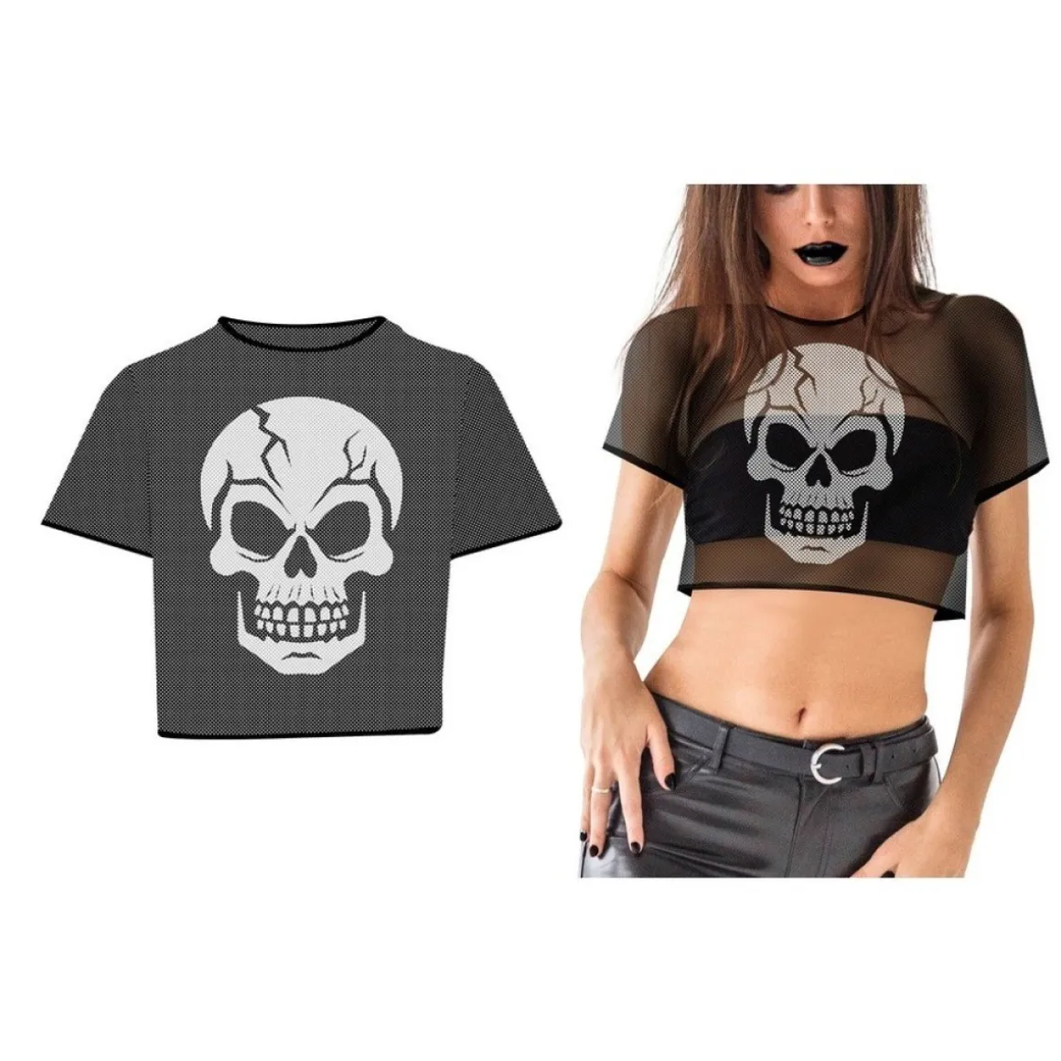 Kranie Crop Top Sort