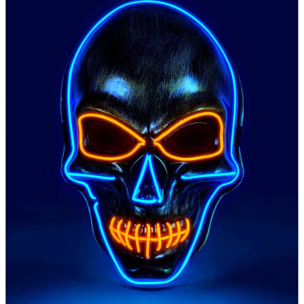 Kranie LED Maske Blå