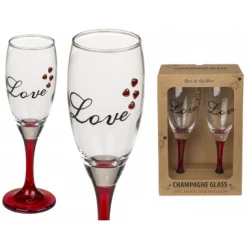 Kærligheds Champagneglas