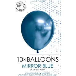 Krom Latexballoner Blå