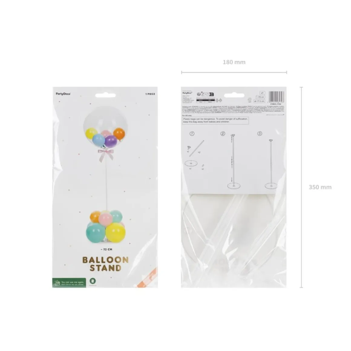 Kugle Ballonstand Transparent