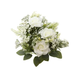 Kunstig Blomsterbuket Hvid