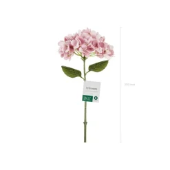 Kunstig Hortensia Blomst Lyserød