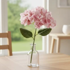 Kunstig Hortensia Blomst Lyserød