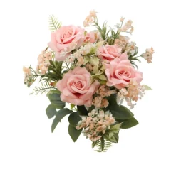 Kunstig Blomsterbuket Lyserød