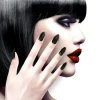 Kunstige Negle Stiletto Sort