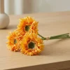 Kunstig Gerbera Buket Orange