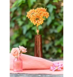 Kunstig Gerbera Buket Orange
