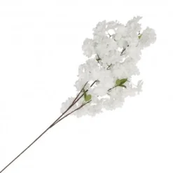 Kunstig Kirsebærblomst Gren Hvid