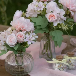 Kunstig Krysantemum Blomsterbuket Lilla