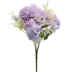Kunstig Krysantemum Blomsterbuket Lilla