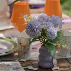 Kunstig Pæon Blomsterbuket Hvid
