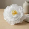 Kunstig Pæon Blomst Hvid