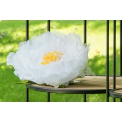 Kunstig Pæon Blomst Hvid
