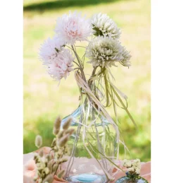 Kunstig Scabiosa Buket Salviegrøn