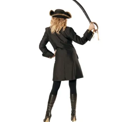 Kvindelig Piratjakke Deluxe Kostume