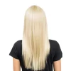 Lang Paryk Med Pandehår Blond