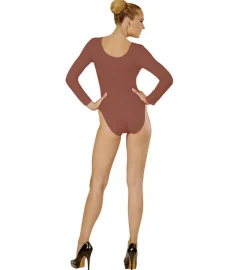 Langærmet Body Brun