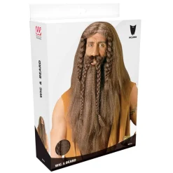 Langt Viking Skæg & Paryk