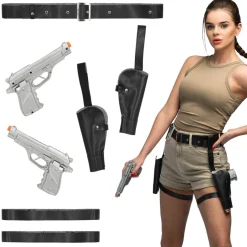 Lara Croft Legetøjspistoler & Hylster Sæt