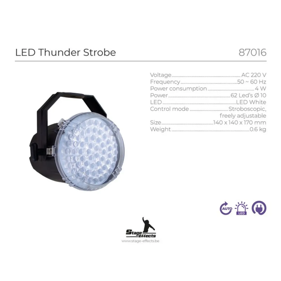 LED Stroboskoplys