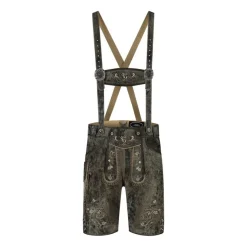 Lederhosen Læder Kort Grå