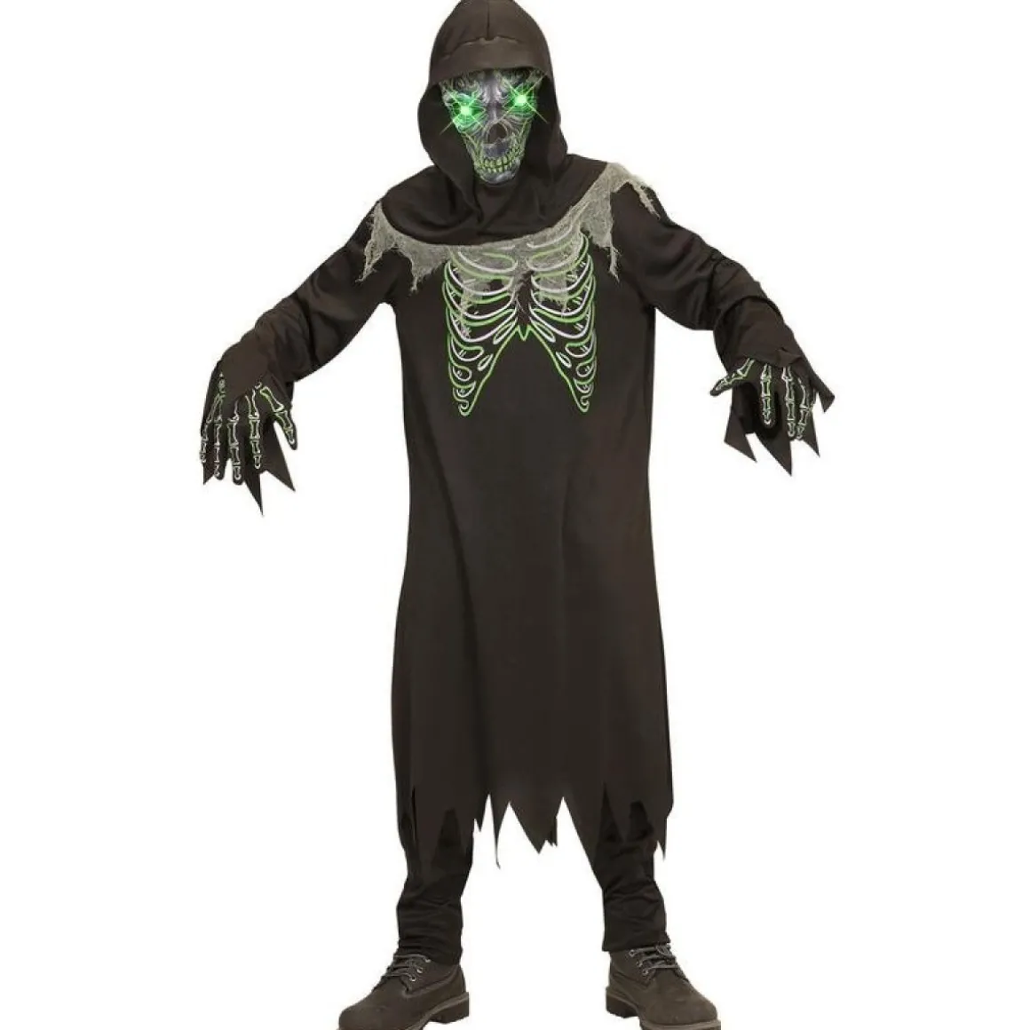 LED Grim Reaper Børnekostume