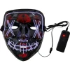 LED Horror Maske Hvid