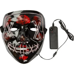 LED Horror Maske Hvid