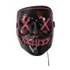LED Horror Maske Rød