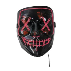 LED Horror Maske Rød