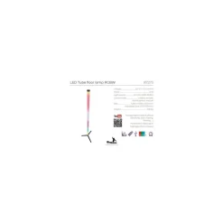 LED-Lysrør Gulvlampe RGBW