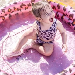 Leopard Baby Badebassin Rosa