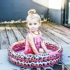 Leopard Baby Badebassin Rosa