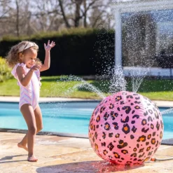 Leopard Sprinkler Bold Lyserød
