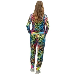 Leopard Art Babe UV Træningsdragt Kostume