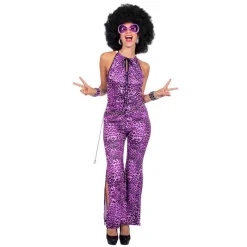 Leopard Catsuit Kostume Lilla