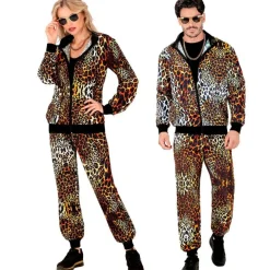 Leopard 80'er Træningsdragt Kostume