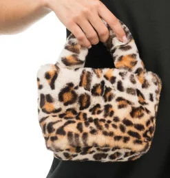 Leopard Pels Håndtaske