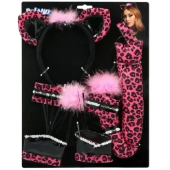 Leopard Sæt Pink