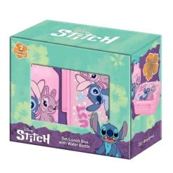 Lilo & Stitch® Madkasse & Drikkedunk Sæt Lyserød