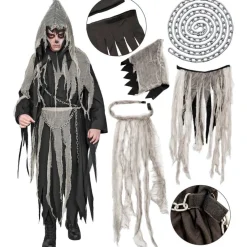 Lænket Grim Reaper Børnekostume