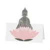 Lotus Buddha Bordkort Grå