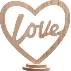 Love Træ Borddekoration