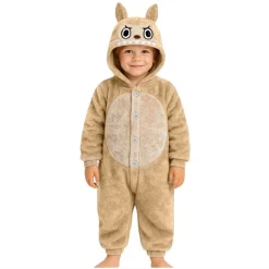 Lulu Monster Børnekostume Beige